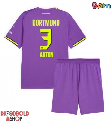 Borussia Dortmund Waldemar Anton #3 Tredje trøje Børn 2026-27 Kort ærmer (+ korte bukser)